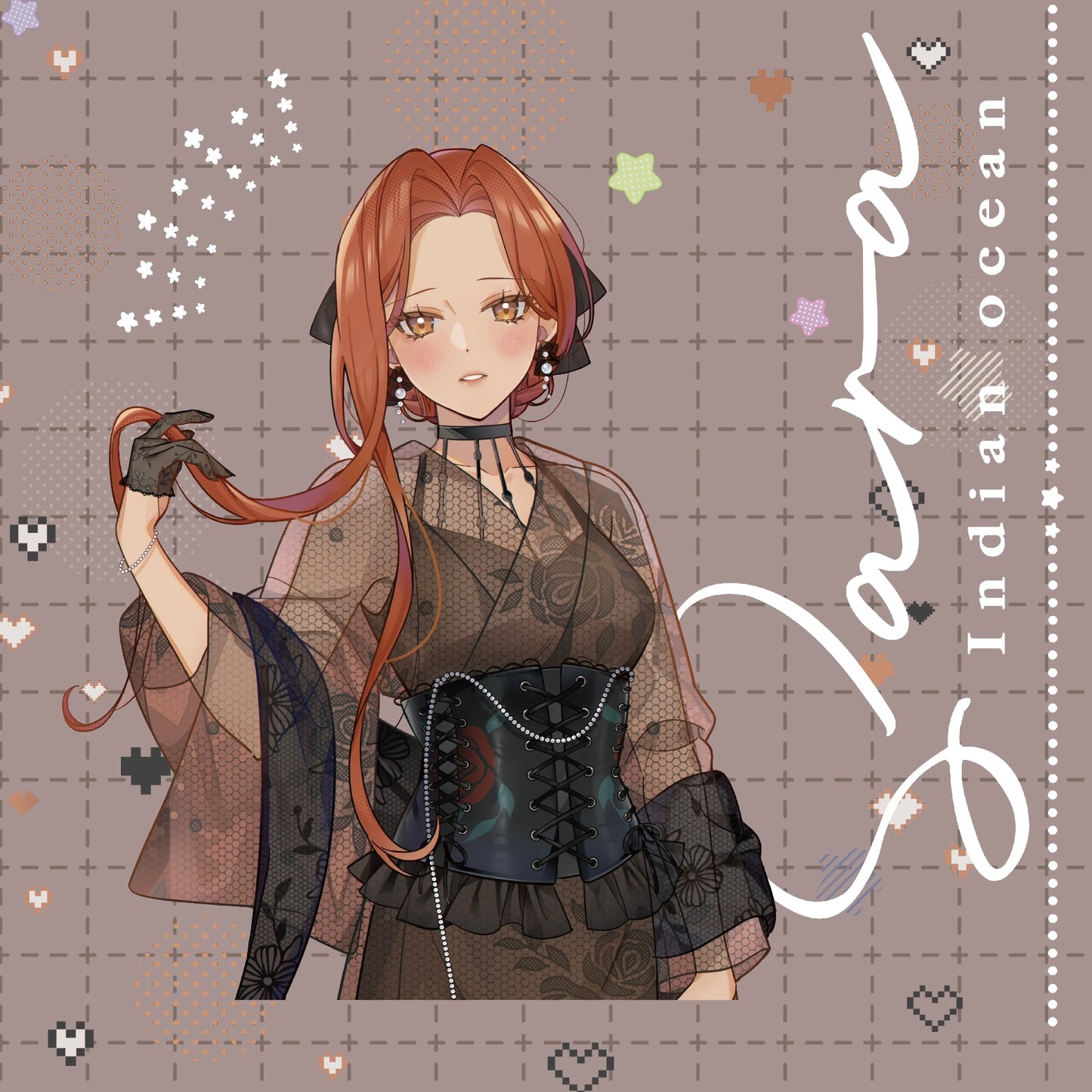 "Pre-Order" Pearl Mermaid-Sara Kimono Acrylic Stand by +1