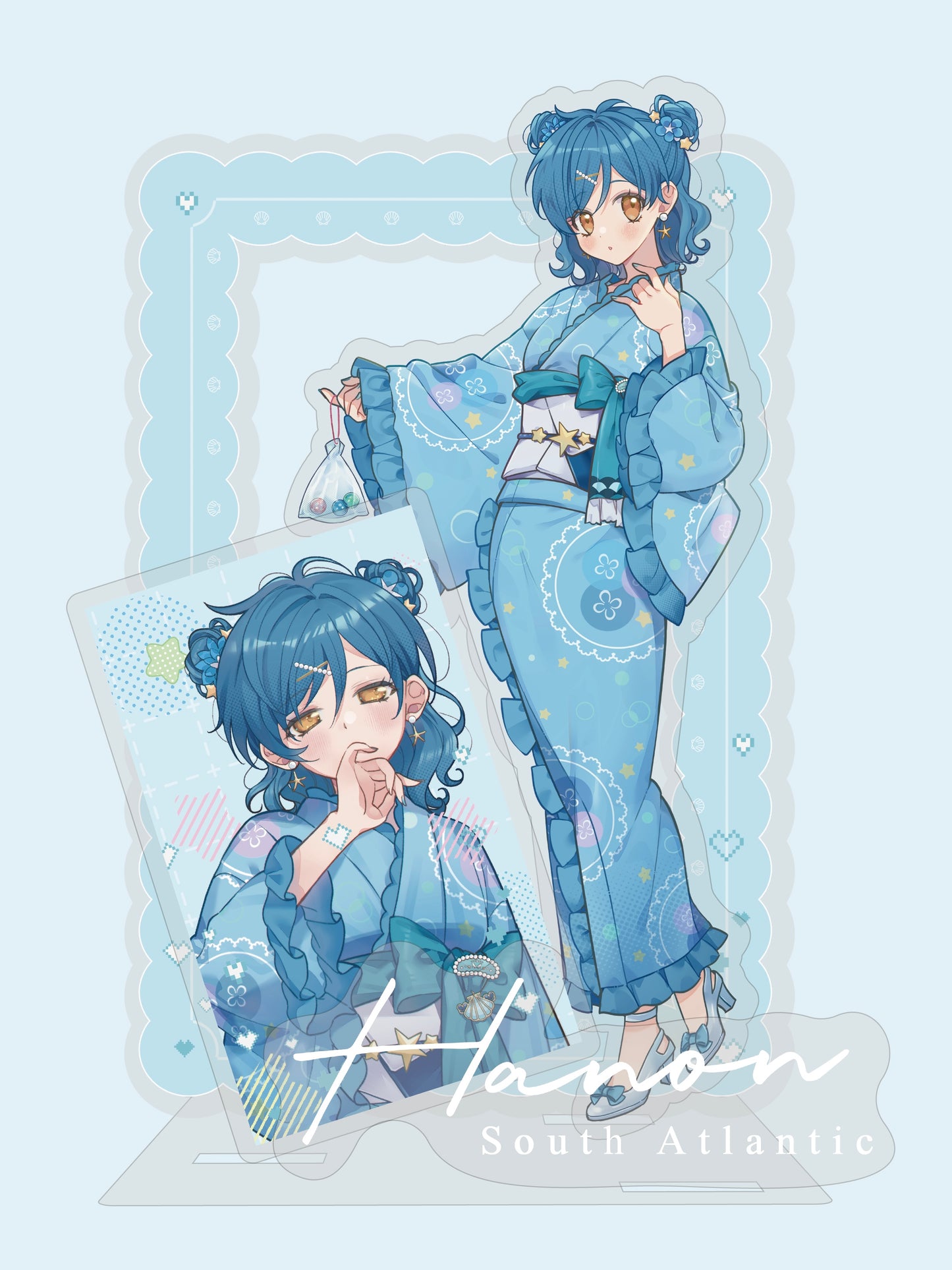 「預購」波音 真珠美人魚-lovely girl 浴衣全身身壓克力立牌 by +1