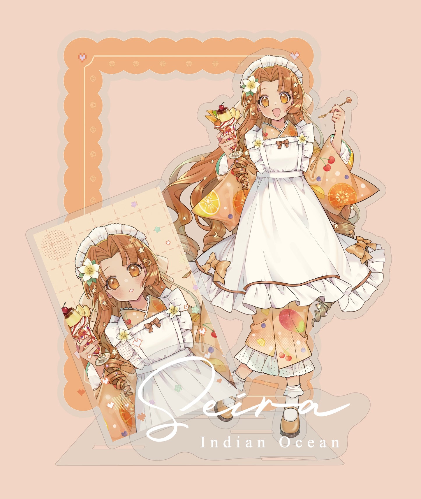 「預購」星羅 真珠美人魚-lovely girl 浴衣全身身壓克力立牌 by +1