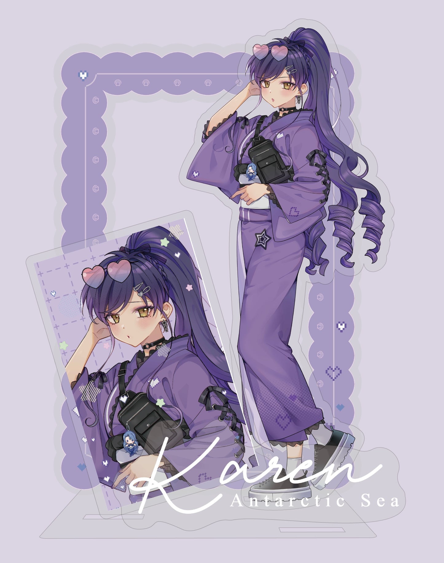 「預購」香蓮真珠美人魚-lovely girl 浴衣全身身壓克力立牌 by +1