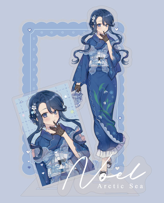 「預購」諾威爾真珠美人魚-lovely girl 浴衣全身身壓克力立牌 by +1