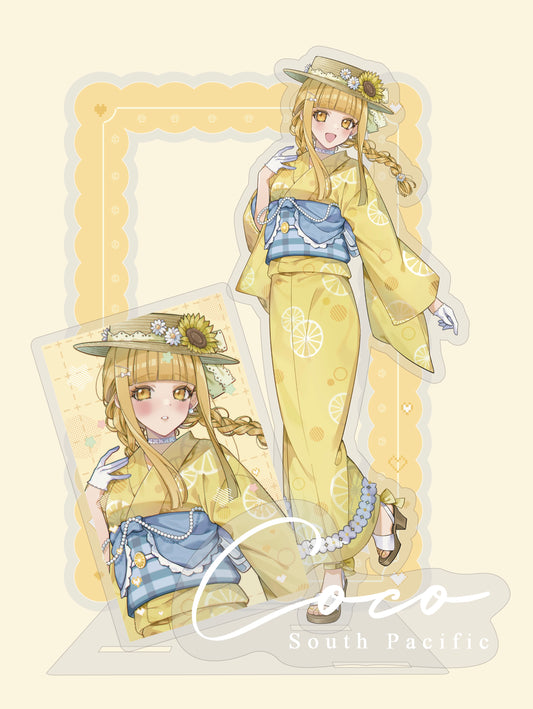 「預購」可可真珠美人魚-lovely girl 浴衣全身身壓克力立牌 by +1